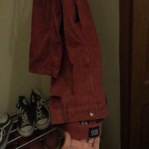 Bdg courderoy pants light red